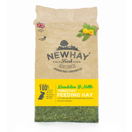 1kg Timothy Hay with Dandelion & Nettle Bale